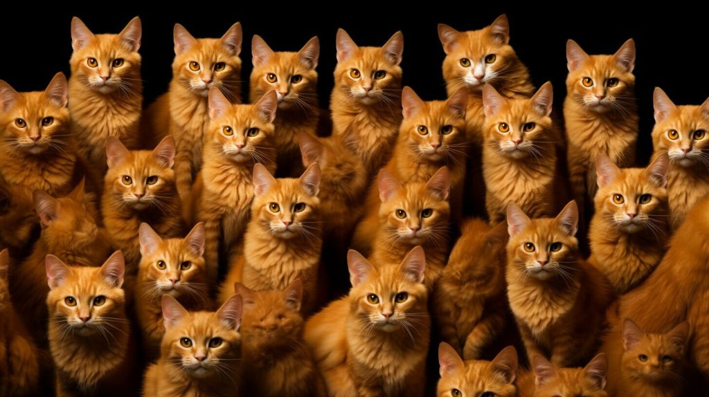 orange cat gender distribution