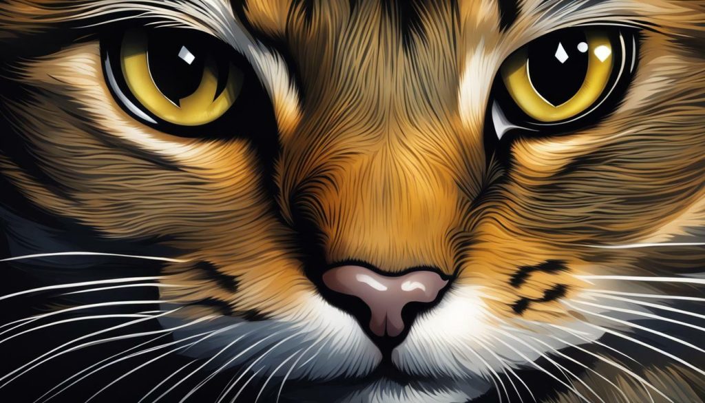 cat eyes narrowing