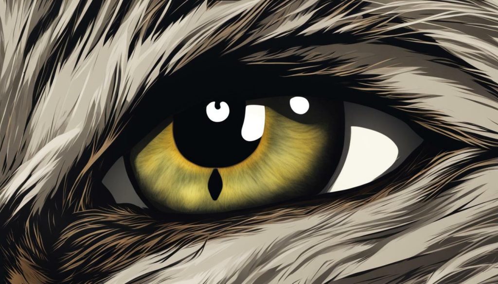 cat eyes skinny from pupil constriction