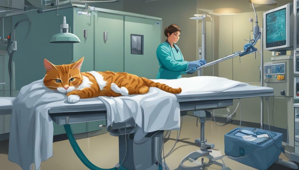 spaying a cat